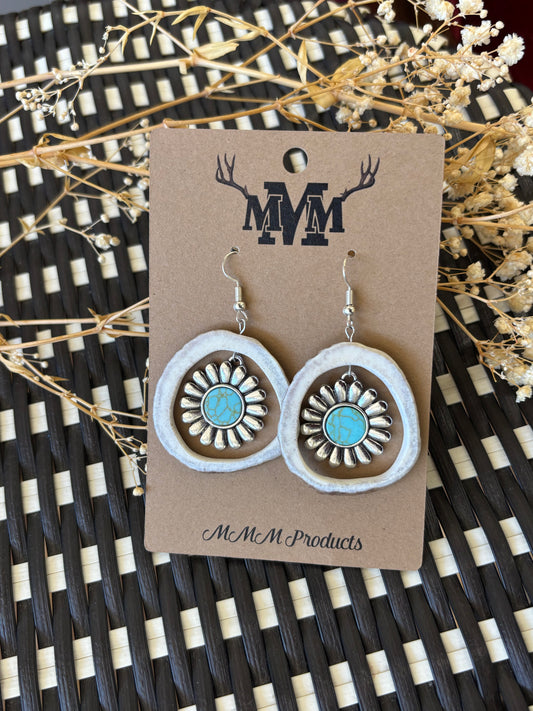 Flower Antler Earring