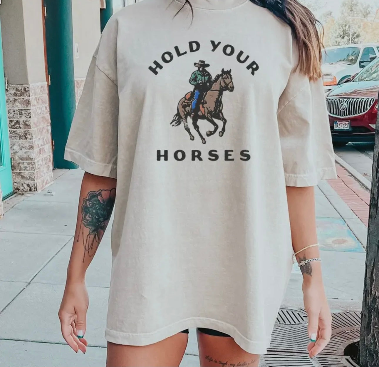 Hold Your Horses Graphic Tee