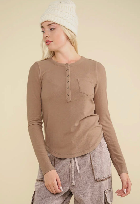 Soft Brushed Casual Top
