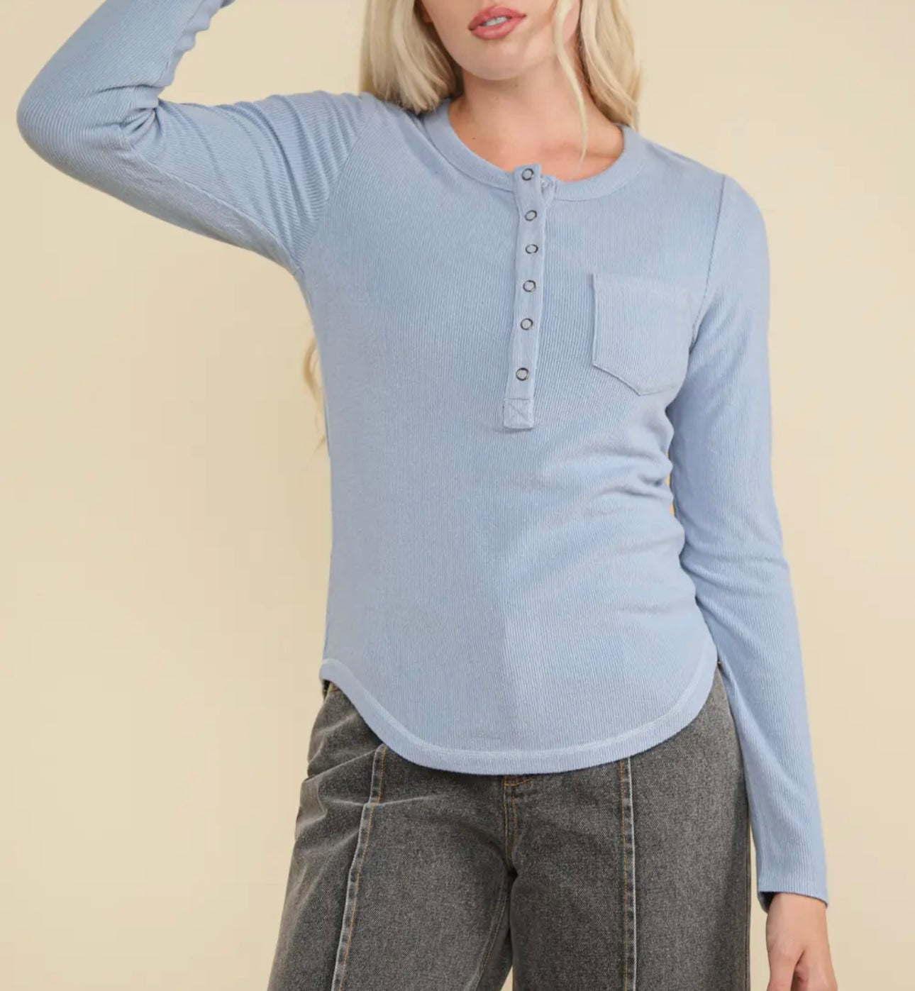 Soft Brushed Casual Top